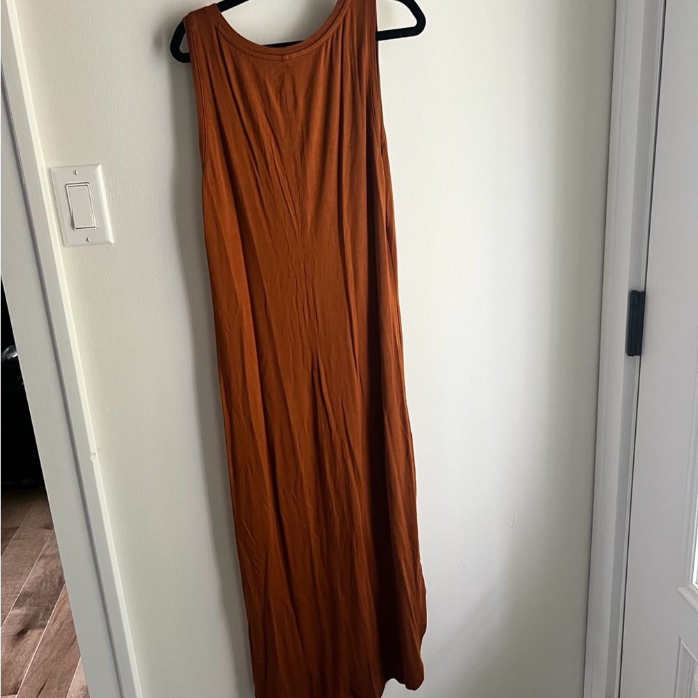 Daily Ritual Rust Maxi Dress - Picture 2 of 4